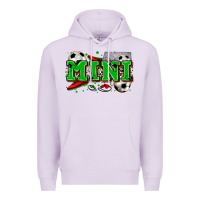 Lilac mini soccer Premium Hoodie - Zillion Design Studio