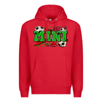 Red mini soccer Premium Hoodie - Zillion Design Studio