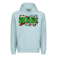 Blue Mist mini soccer Premium Hoodie - Zillion Design Studio