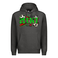 Charcoal Heather mini soccer Premium Hoodie - Zillion Design Studio