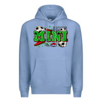 Colony Blue mini soccer Premium Hoodie - Zillion Design Studio