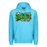 Ocean Blue mini soccer Premium Hoodie - Zillion Design Studio
