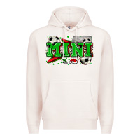Pale Pink mini soccer Premium Hoodie - Zillion Design Studio
