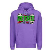 Purple mini soccer Premium Hoodie - Zillion Design Studio