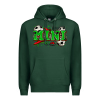 Sports Green mini soccer Premium Hoodie - Zillion Design Studio
