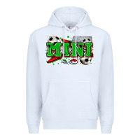 White mini soccer Premium Hoodie - Zillion Design Studio