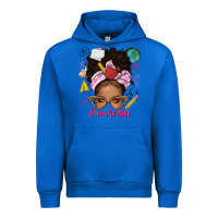 Cobalt afro messy bun teacherlife Urban Hoodie - texasbilliewilder