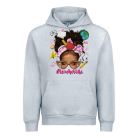 Heather Grey afro messy bun teacherlife Urban Hoodie - texasbilliewilder
