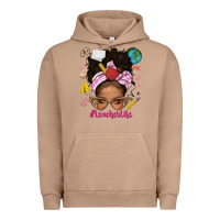 Pigment Burro afro messy bun teacherlife Urban Hoodie - texasbilliewilder