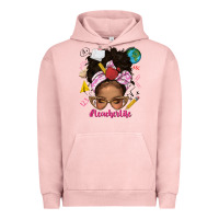 Pigment Salmon afro messy bun teacherlife Urban Hoodie - texasbilliewilder