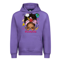 Tulip afro messy bun teacherlife Urban Hoodie - texasbilliewilder