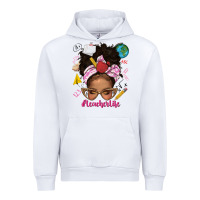 White afro messy bun teacherlife Urban Hoodie - texasbilliewilder