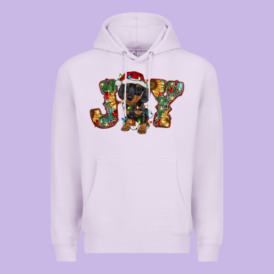 Dachshund Puppy Christmas Joy Premium Hoodie Designed By Ranaportraitstore
