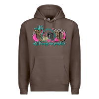 Coffee with god all things are possible race Premium Hoodie - AdoDesignShop