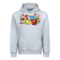 Heather Grey art teacher coffee cups Urban Hoodie - texasbilliewilder