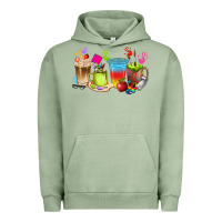 Pigment Oil Green art teacher coffee cups Urban Hoodie - texasbilliewilder