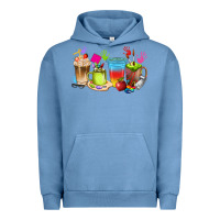 Pigment Pebble Blue art teacher coffee cups Urban Hoodie - texasbilliewilder