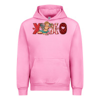 Fuchsia Pink xoxo cupid Urban Hoodie - RanaPortraitStore