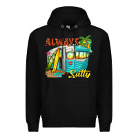 Black always salty with caravan Premium Hoodie - texasbilliewilder