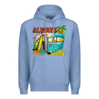 Colony Blue always salty with caravan Premium Hoodie - texasbilliewilder