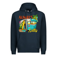Navy always salty with caravan Premium Hoodie - texasbilliewilder