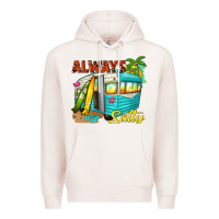 Pale Pink always salty with caravan Premium Hoodie - texasbilliewilder