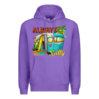 Purple always salty with caravan Premium Hoodie - texasbilliewilder