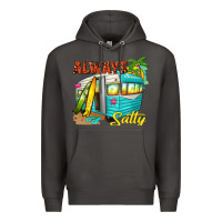 Smoke always salty with caravan Premium Hoodie - texasbilliewilder