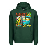 Sports Green always salty with caravan Premium Hoodie - texasbilliewilder