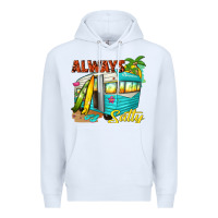 White always salty with caravan Premium Hoodie - texasbilliewilder