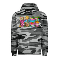 Slate Camo aloha coffe cups Premium Hoodie - texasbilliewilder