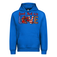 Cobalt land that we love Urban Hoodie - Zillion Design Studio