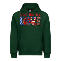Forest Green land that we love Urban Hoodie - Zillion Design Studio