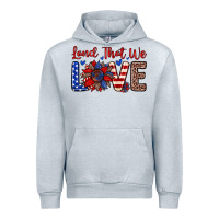 Heather Grey land that we love Urban Hoodie - Zillion Design Studio