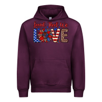 Mauve Wine land that we love Urban Hoodie - Zillion Design Studio