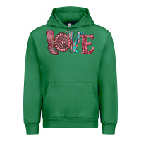 Emerald valentine's day love with boots and gemstone Urban Hoodie - RanaPortraitStore