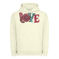 Pigment Pistachio valentine's day love with boots and gemstone Urban Hoodie - RanaPortraitStore