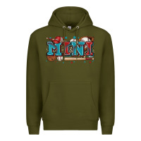 Army Green mini baseball Premium Hoodie - Zillion Design Studio