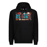 Black mini baseball Premium Hoodie - Zillion Design Studio