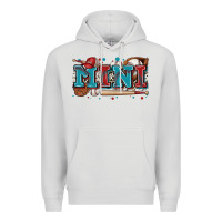 Dove Grey mini baseball Premium Hoodie - Zillion Design Studio