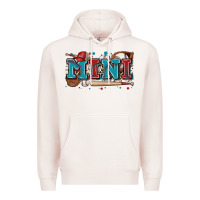 Pale Pink mini baseball Premium Hoodie - Zillion Design Studio