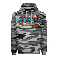 Slate Camo mini baseball Premium Hoodie - Zillion Design Studio