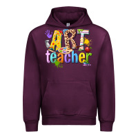 Mauve Wine art teacher Urban Hoodie - texasbilliewilder