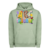 Pigment Oil Green art teacher Urban Hoodie - texasbilliewilder