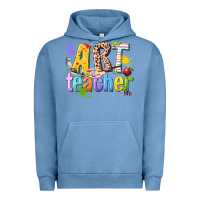 Pigment Pebble Blue art teacher Urban Hoodie - texasbilliewilder