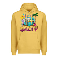 Antique Gold always salty with caravan Premium Hoodie - texasbilliewilder