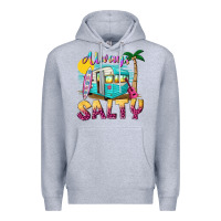 Heather Grey always salty with caravan Premium Hoodie - texasbilliewilder