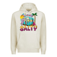 Oatmeal Heather always salty with caravan Premium Hoodie - texasbilliewilder