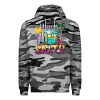 Slate Camo always salty with caravan Premium Hoodie - texasbilliewilder