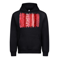 Black valentine's day brushstroke Urban Hoodie - RanaPortraitStore